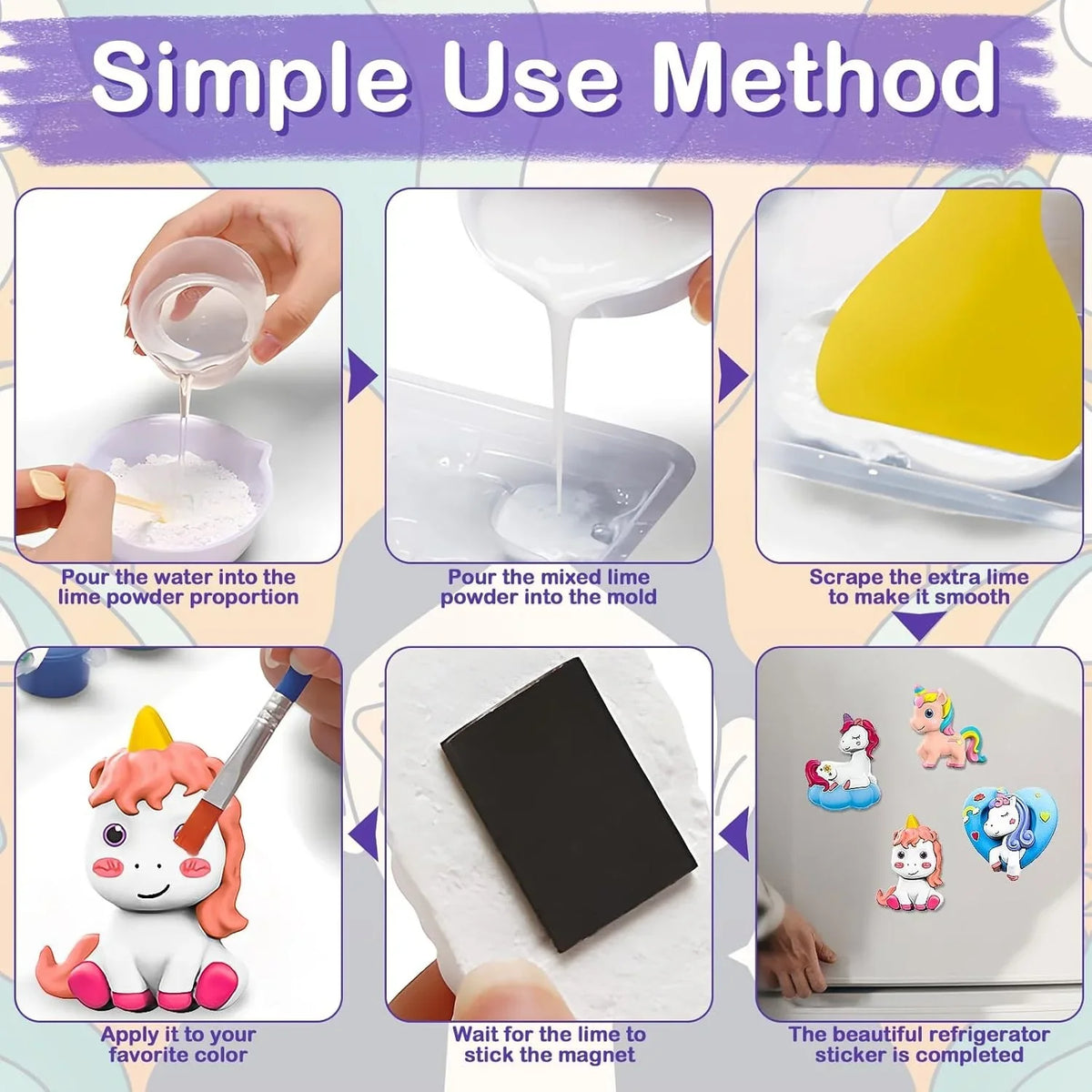 DIY 3D Mould and Paint Kit for Kids