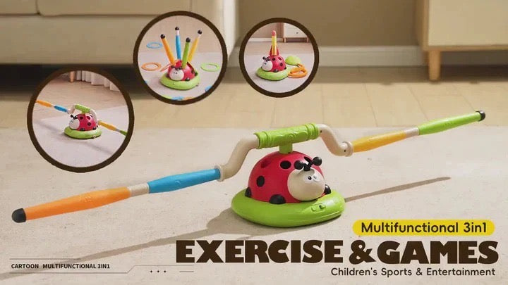 3 in 1 Ladybug Multifunction Exercise Machine
