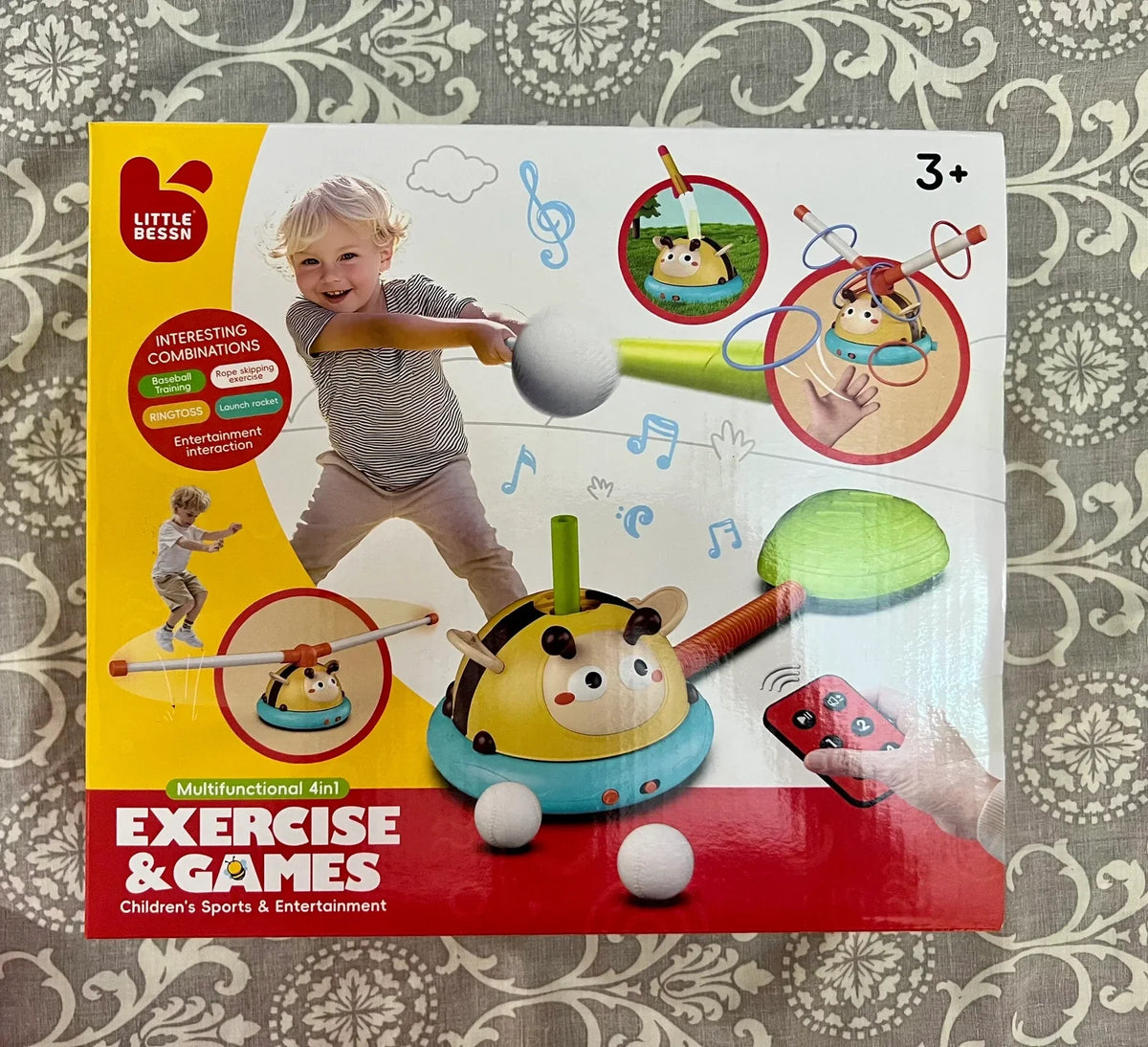 HoneyBee 4-in-1 Mega Activity Toy + FREE Magic Water Book
