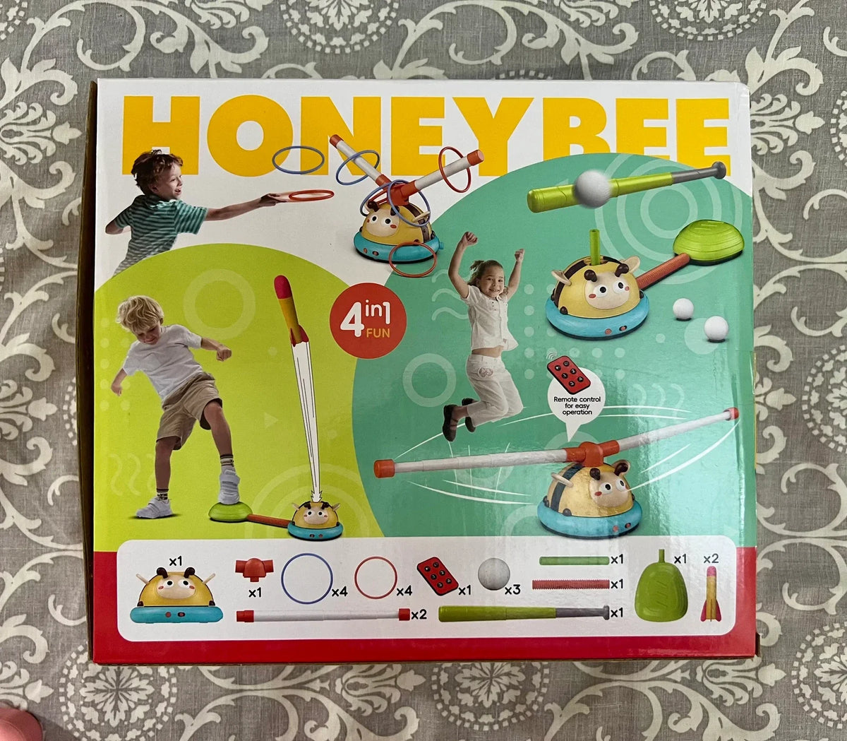 HoneyBee 4-in-1 Mega Activity Toy + FREE Magic Water Book