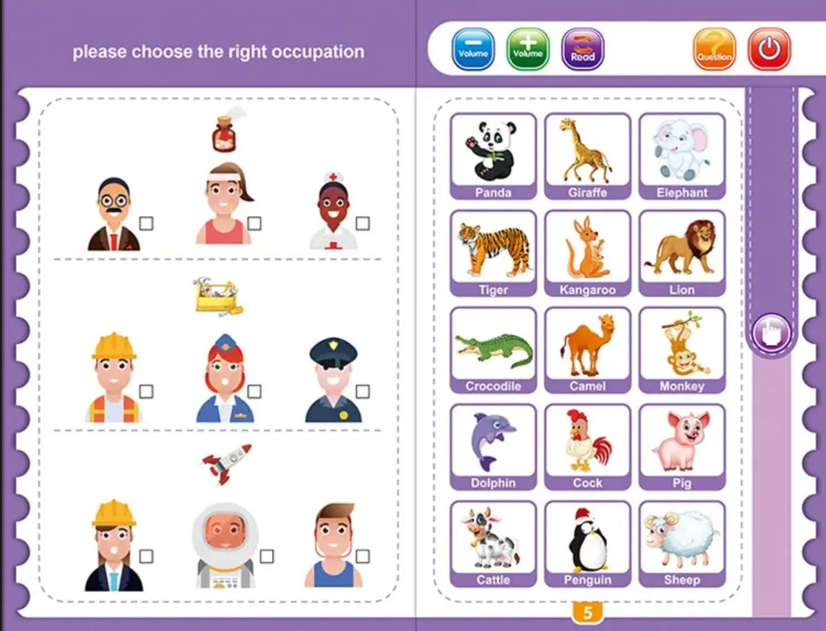 Interactive Intelligent Early Learning Book