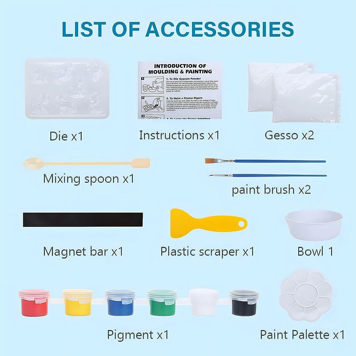 DIY 3D Mould and Paint Kit for Kids