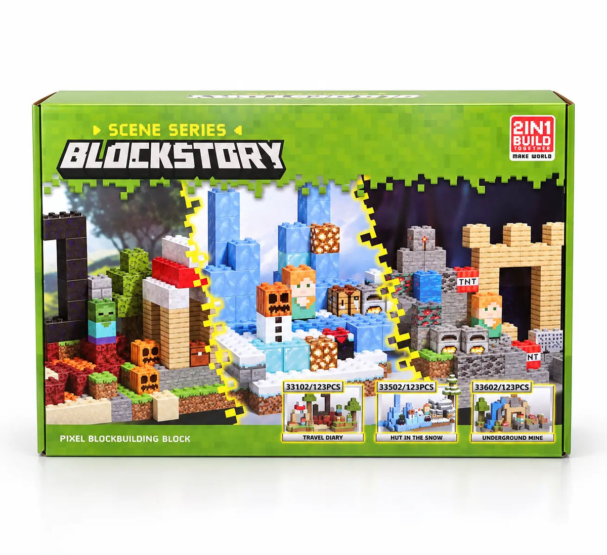 Blockstory Pixel Building Blocks – Hands-On STEM World Construction Set