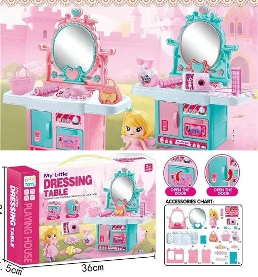 My Little Dressing Table - Pretend Play Vanity Set for Girls
