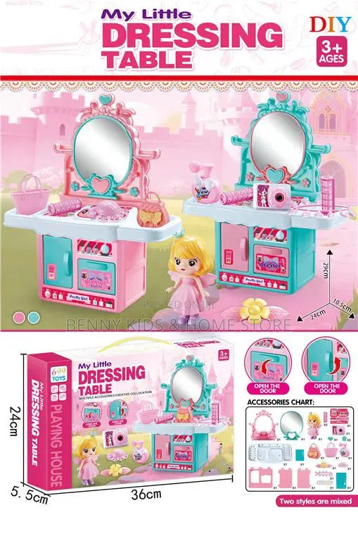 My Little Dressing Table - Pretend Play Vanity Set for Girls