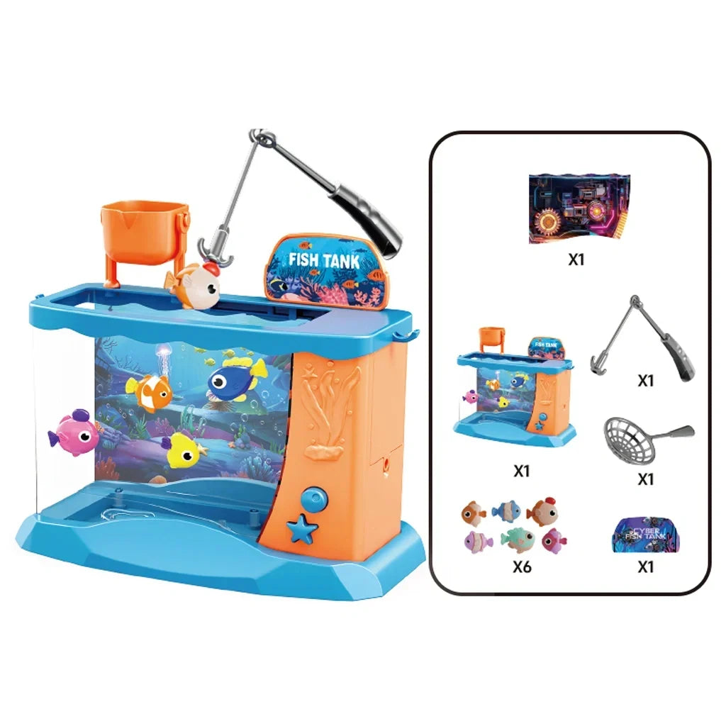 Fish Tank Magnetic Fishing Playset – Interactive Aquarium Toy for Kids