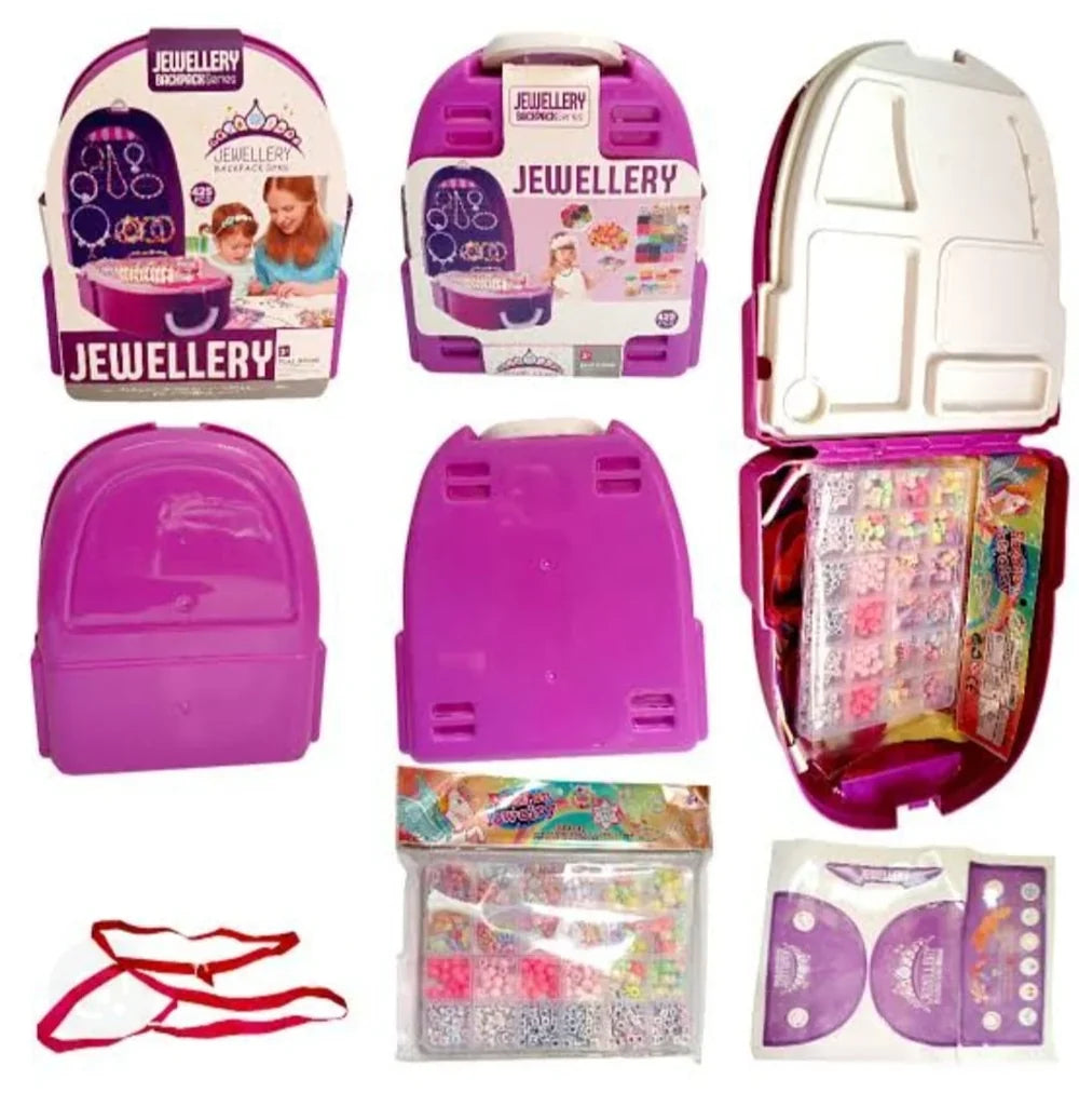 Jewellery Backpack Series – 425Pcs Bead & Jewellery Making Set for Kids