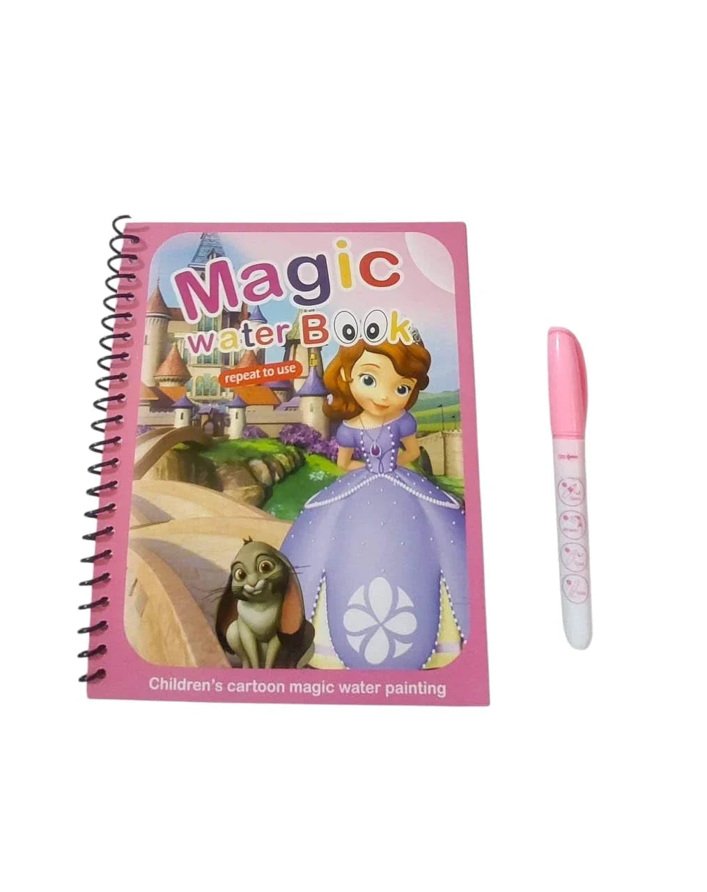 Magnetic Track Go! Anti-Gravity Train & Reusable Magic Water Book Set