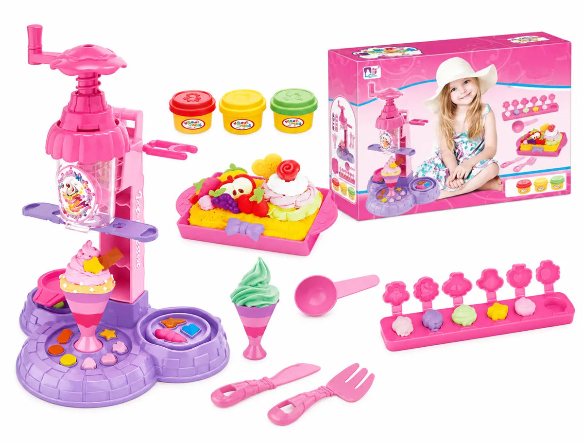 Little Chef Water Sink & Color Clay Ice Cream Parlour Playset