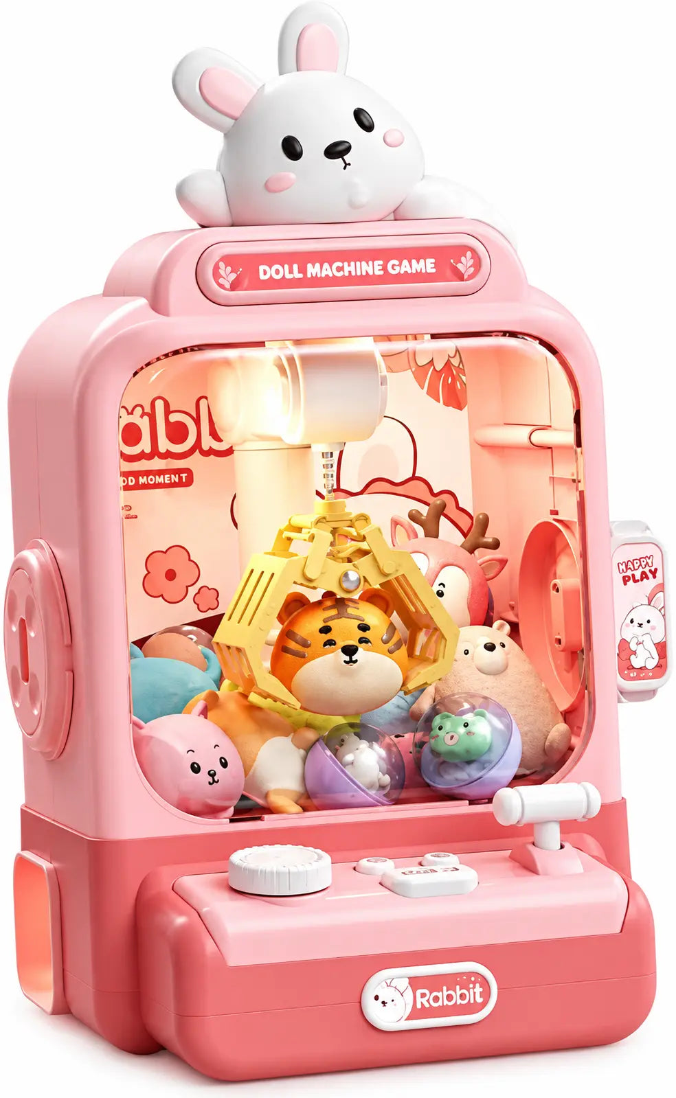 Montessori Deluxe 8-Page Busy Book & Rabbit Claw Machine Arcade Bundle (3–6 Yrs)