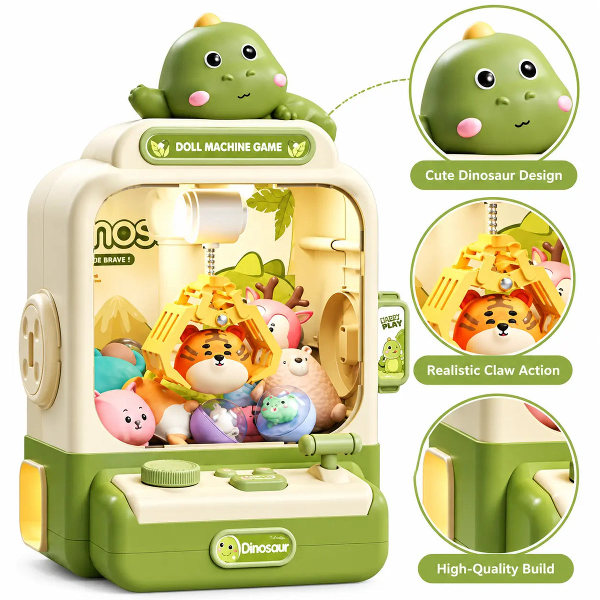 Montessori Deluxe 8-Page Busy Book & Rabbit Claw Machine Arcade Bundle (3–6 Yrs)