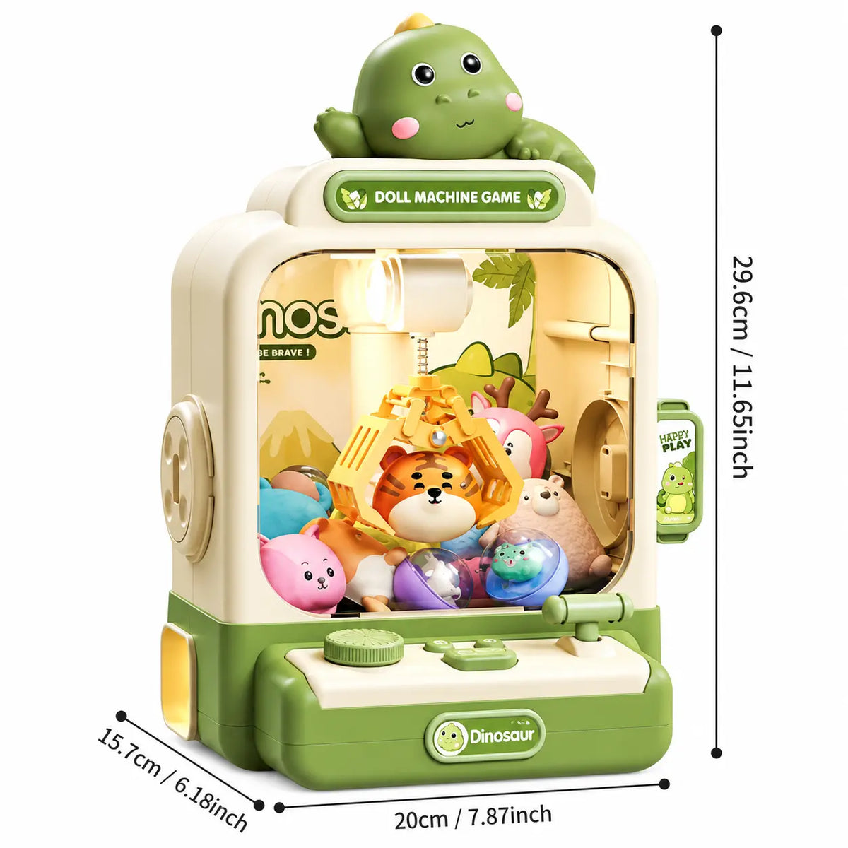 Rabbit Claw Machine – Mini Arcade Doll Game with Lights & Music