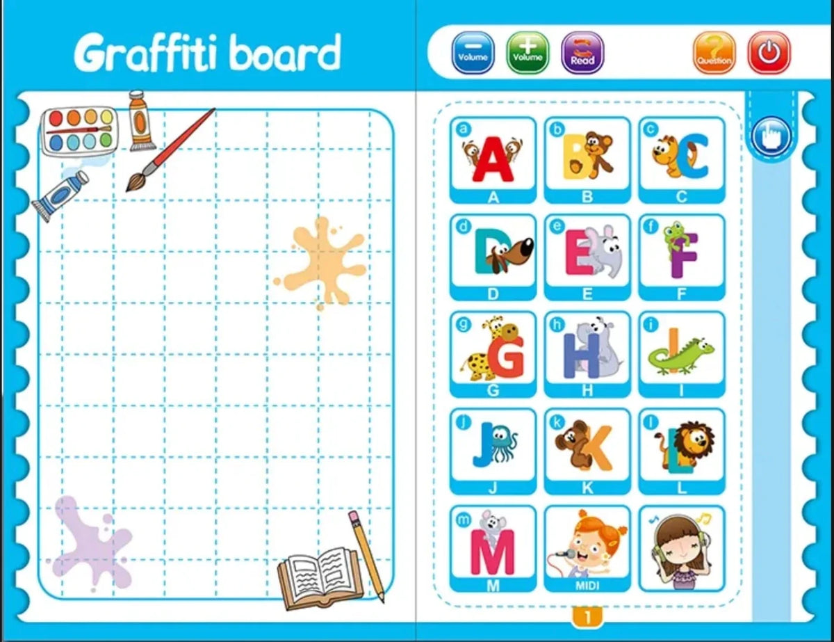 Smart Tech & Phonics Learning Duo (Laptop + Intelligent Study Book)