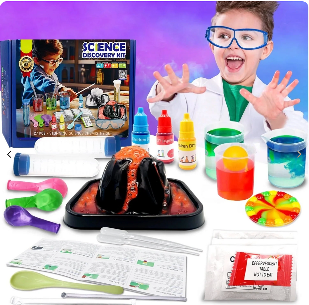 Science Discovery Kit including 68 Hands-On STEM Activities and Experiments